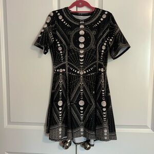 MOON PHASES EVIL TEE DRESS